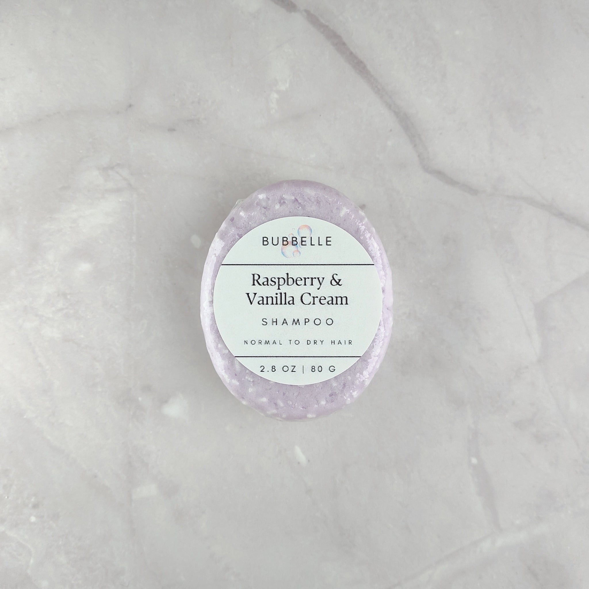 Raspberry Vanilla Cream Solid Shampoo