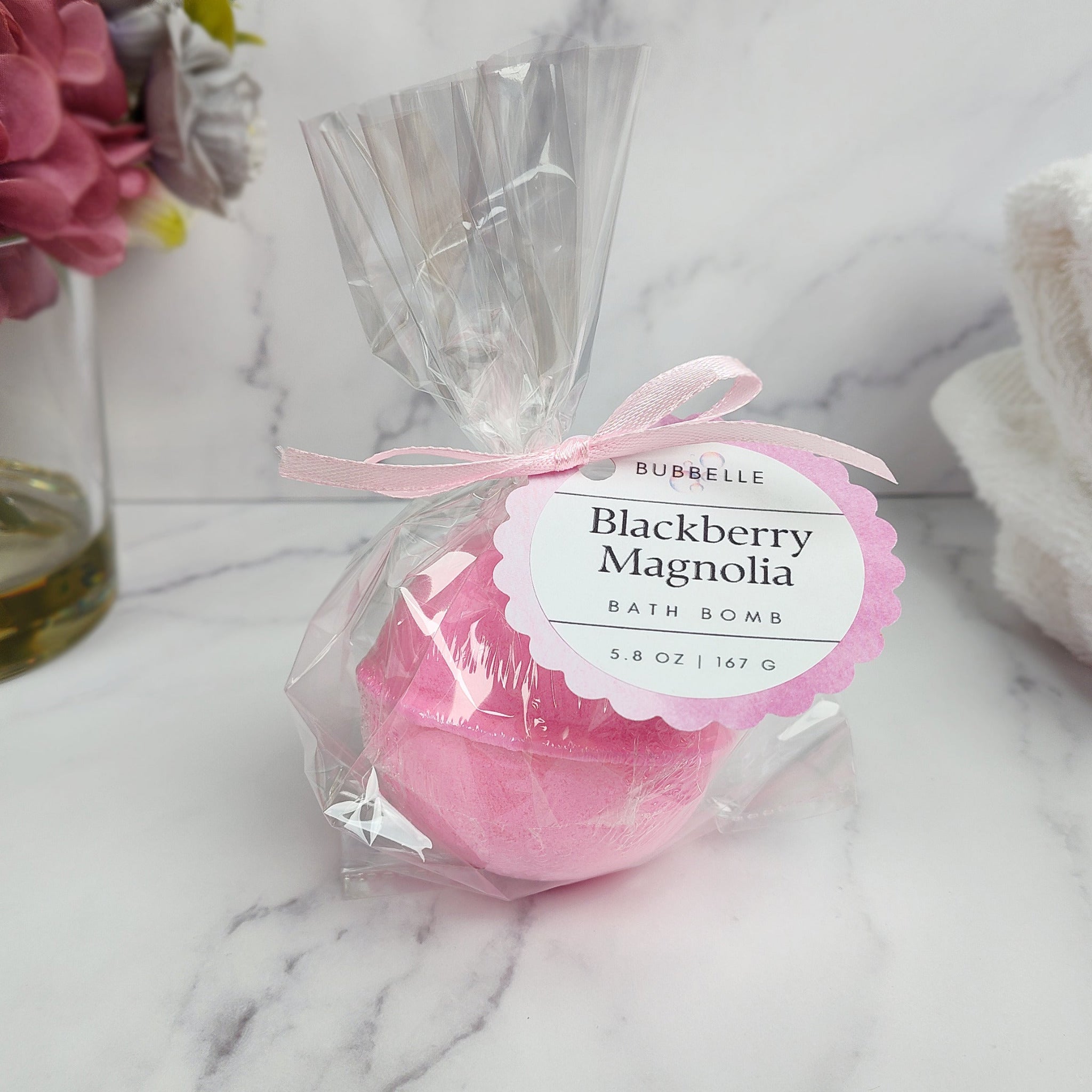 Blackberry & Magnolia Bath Bomb