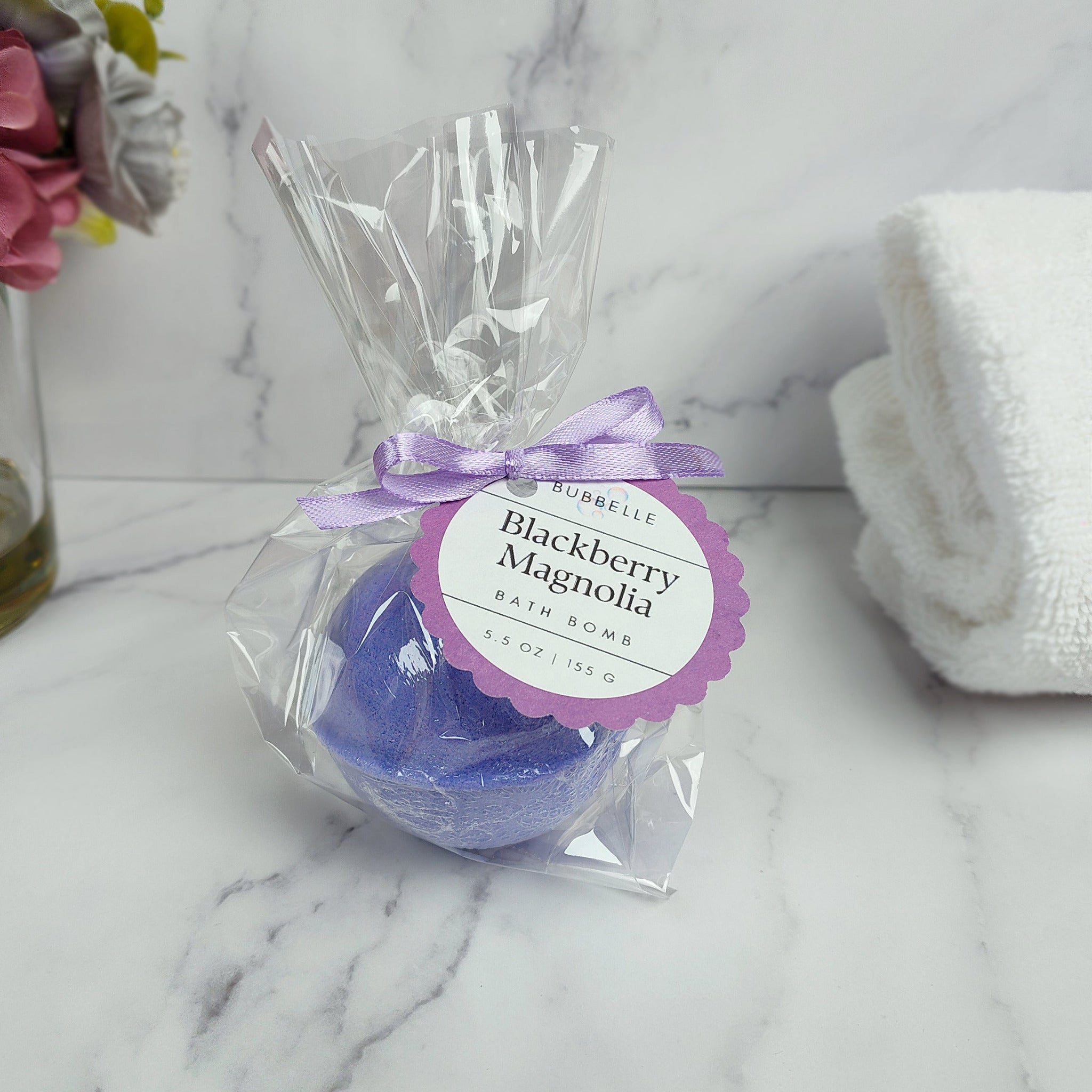 Blackberry & Magnolia Bath Bomb