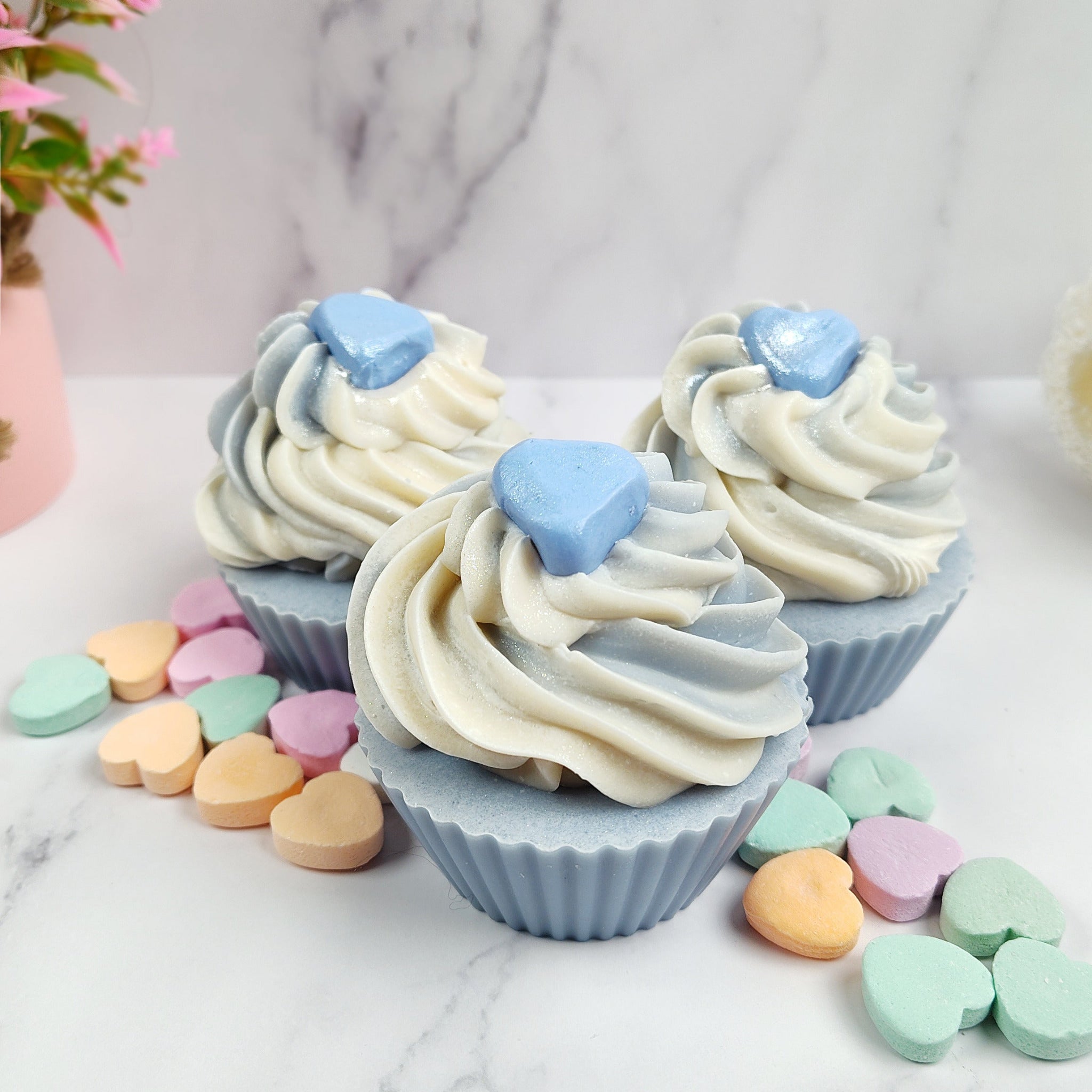 Blueberry Bling Soap Cupcake