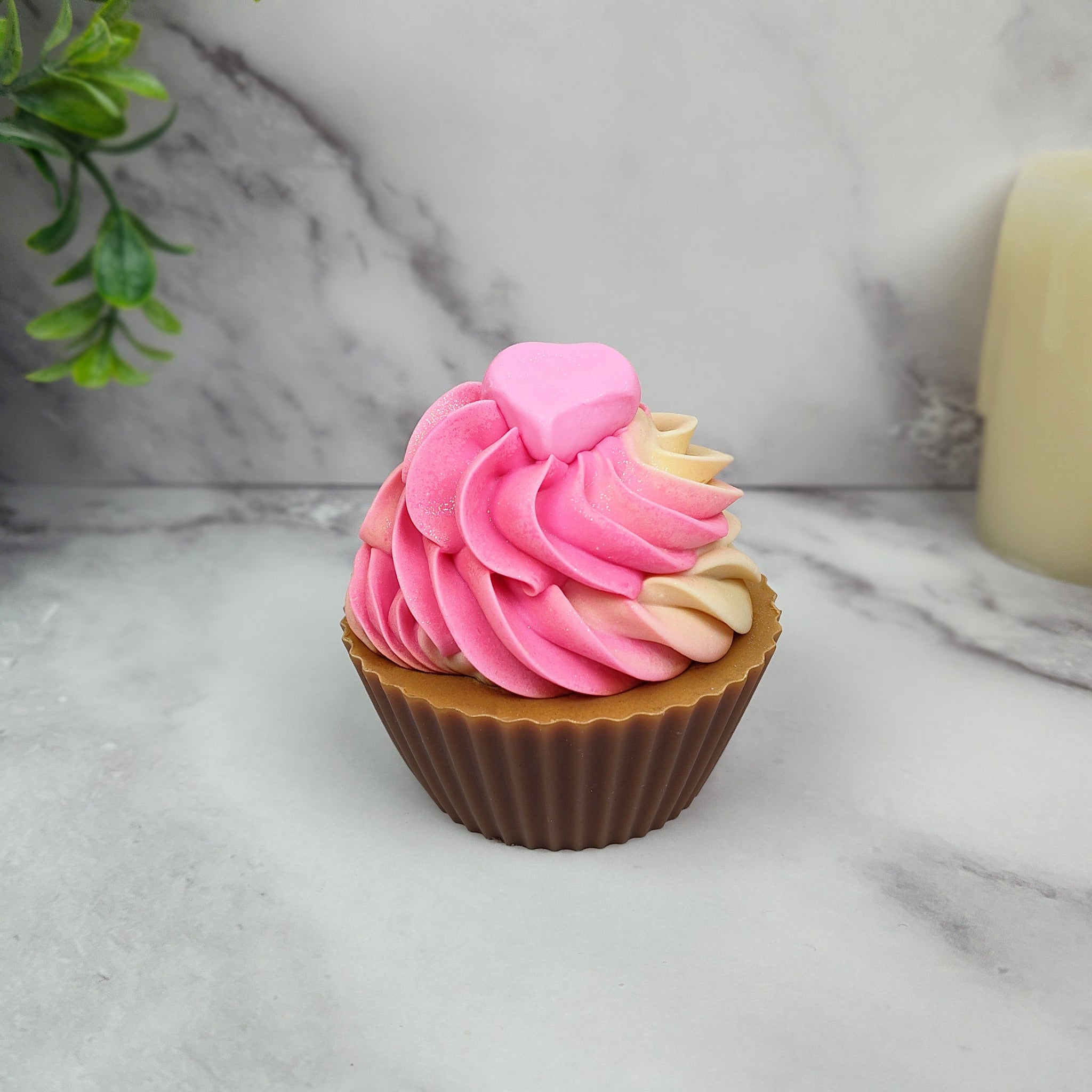 Chocolate Strawberry Soap Cupcake