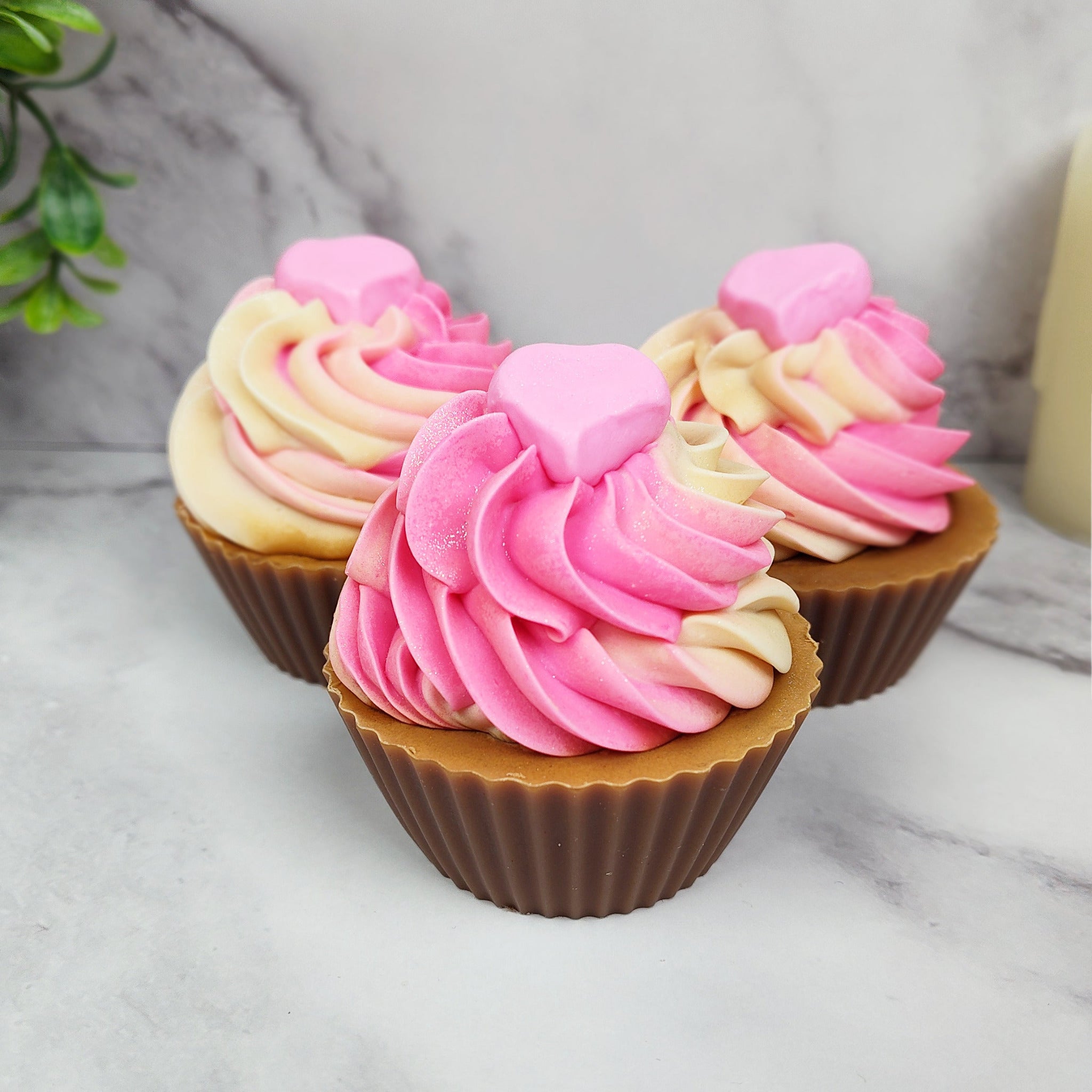Chocolate Strawberry Soap Cupcake