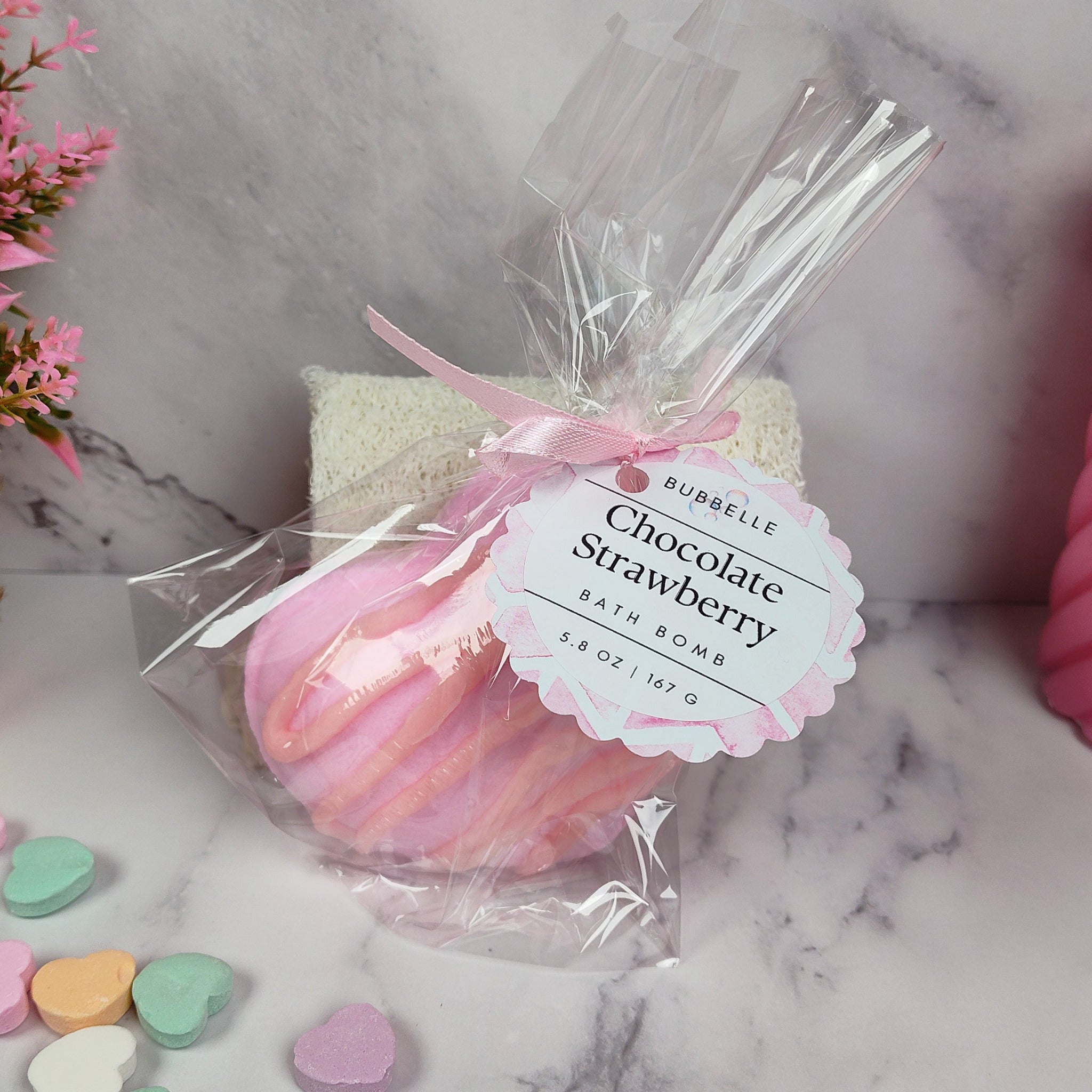 Chocolate Strawberry Bath Bomb