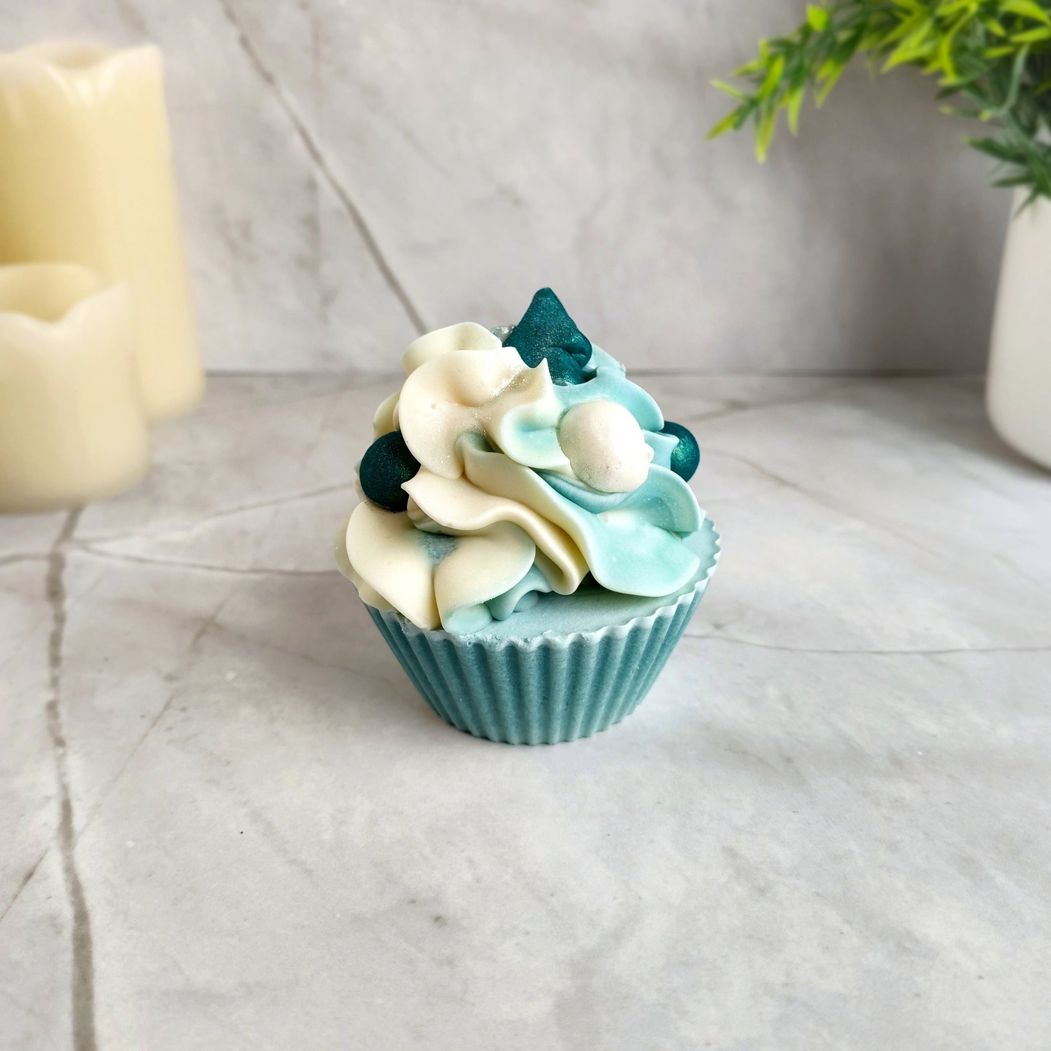 Minted Pines Soap Cupcake