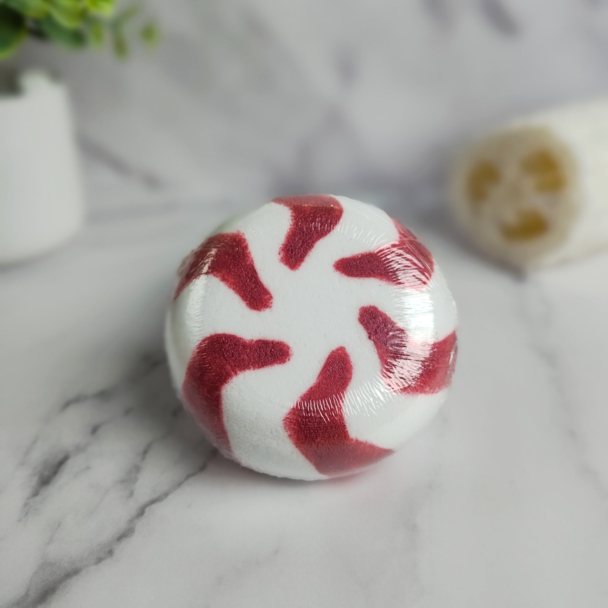Peppermint Candy Bath Bomb