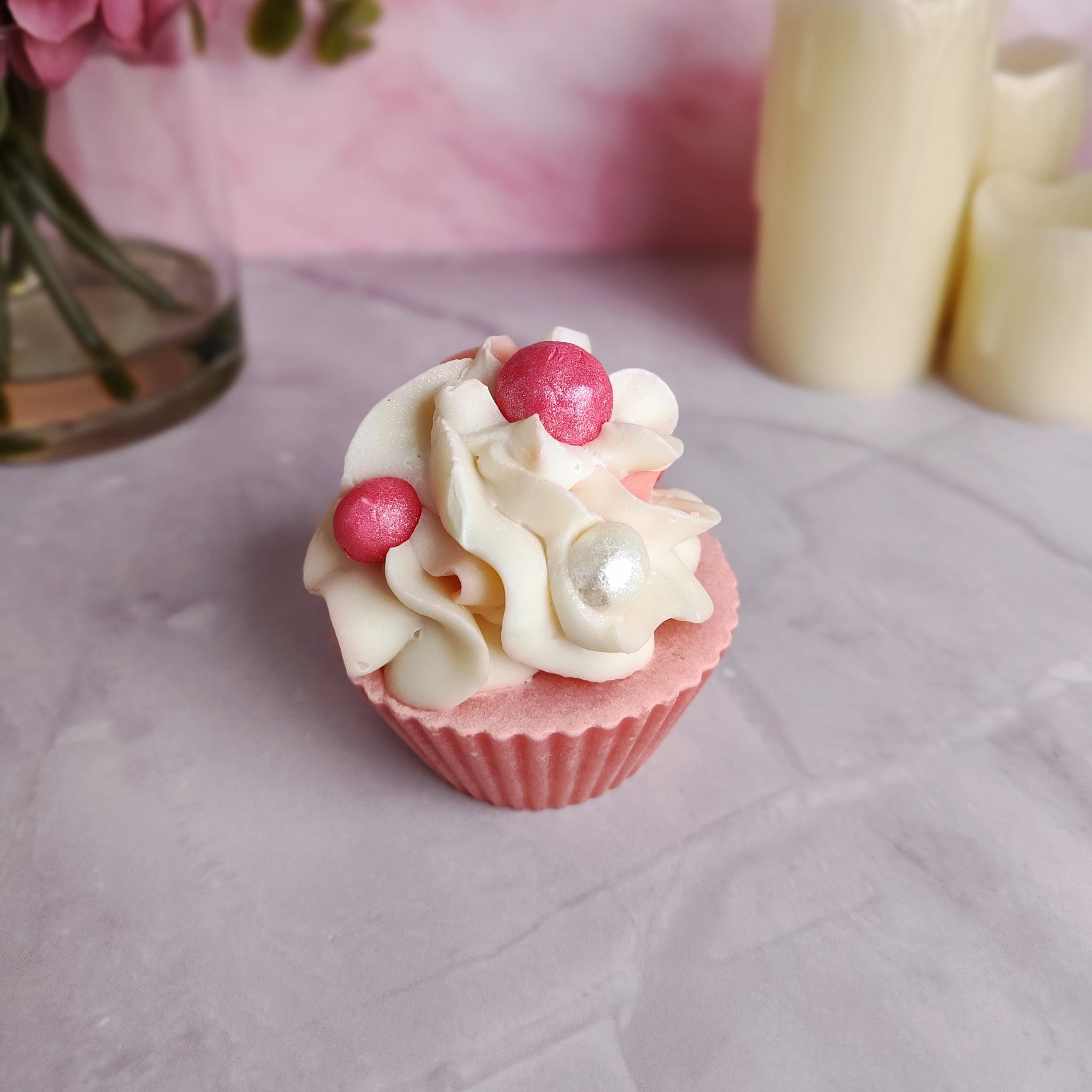 Peppermint Candy Soap Cupcake