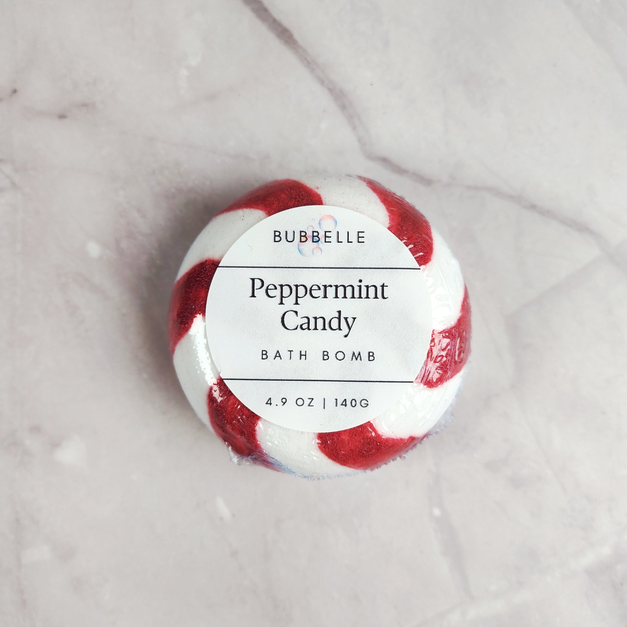 Peppermint Candy Bath Bomb