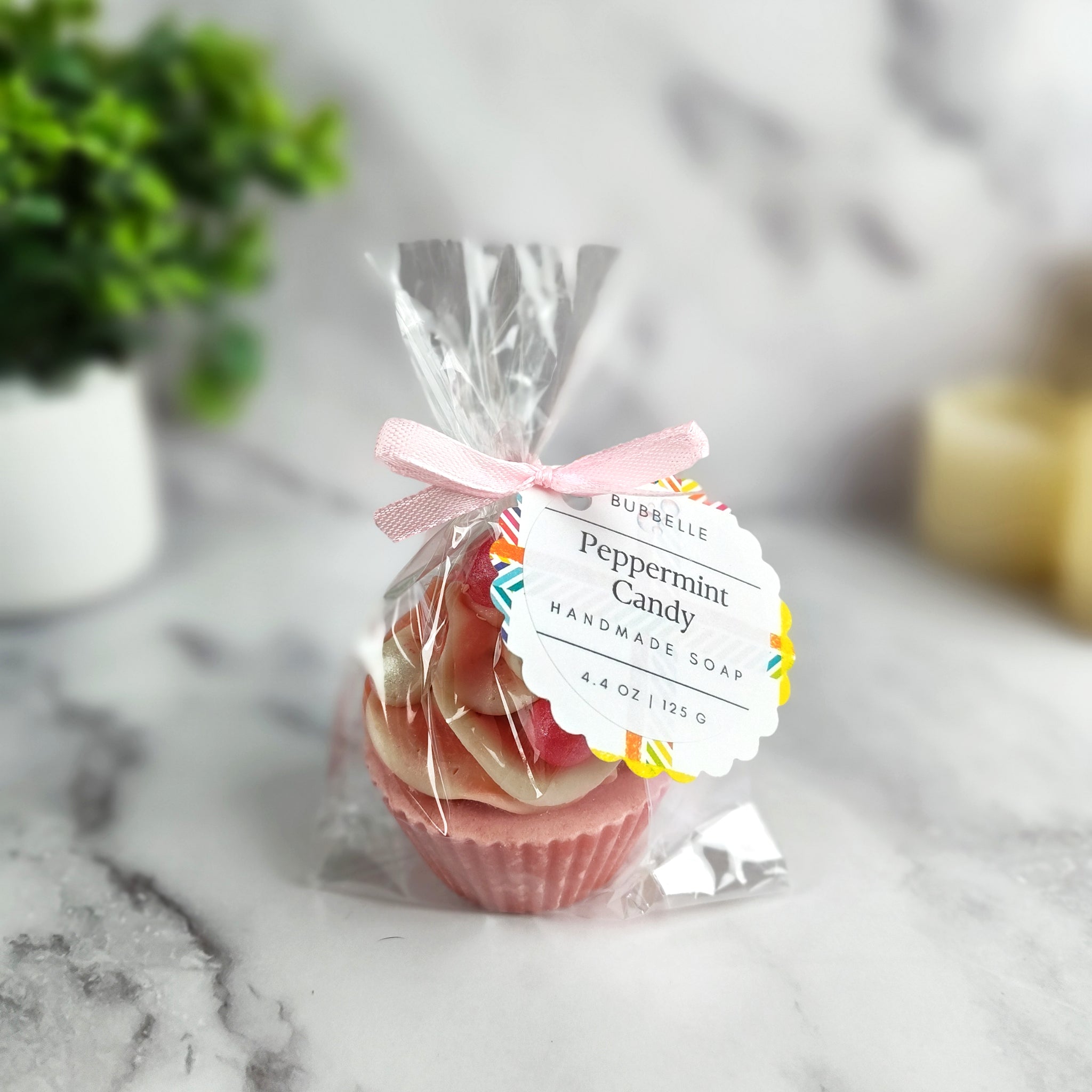 Peppermint Candy Soap Cupcake